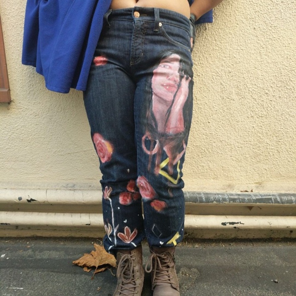 HANDPAINTED by Artist Jeans